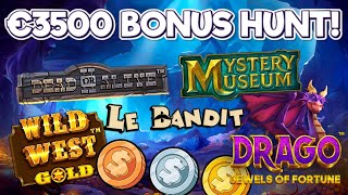 €3500 BONUS HUNT AGAIN😱😎🎰 [upl. by Cull]