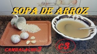 SOPA DE ARROZ CON CALDO DE COCIDO [upl. by Dickman922]