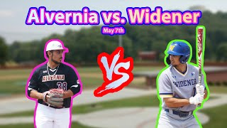 Alvernia University vs Widener Baseball SemiFinals [upl. by Naujek423]