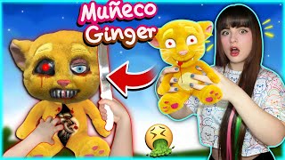 🚫 ABRO MUÑECO TALKING GINGER ATERRADOR 🔪😱 Le quité el cuerpo y es HORRIBLE [upl. by Odlanier]