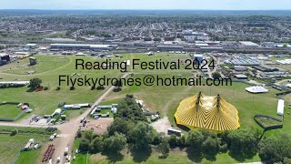 Reading Festival 2024 site view from the Drone [upl. by Howlan]