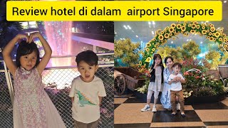 yotel air Singapore  hotel yg terletak di dlm airport jadi cocok bngt Untuk kalian yg transit [upl. by Zulaledairam266]