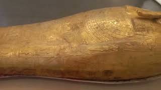 A Gilded coffin at the Civilization Museum [upl. by Eniak]