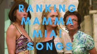 Ranking MAMMA MIA songs [upl. by Dihahs]