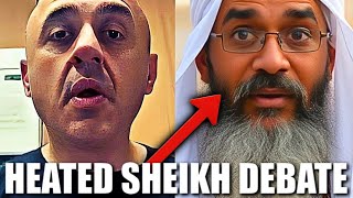 INTENSE Muslim Sheikh PROVES QURAN MISTAKE VS Sam Shamoun  Quranic Trinity [upl. by Bunce]