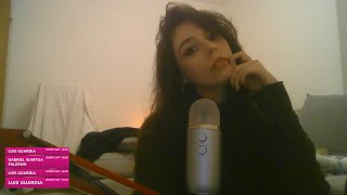 ASMR en VIVO  Charla y algunos Triggers [upl. by Anemolif341]