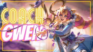 ¡COACH A SUBS ESTA GWEN TOP APRENDE A STOMPEAR SU LÍNEA s14 guia lol [upl. by Nahgem]