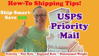 USPS Priority Mail Shipping Tips Pick the right type of priority shipping for your online selling [upl. by Urian775]