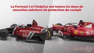 Comparatif entre le Halo F1 et le parebrise IndyCar [upl. by Polik]