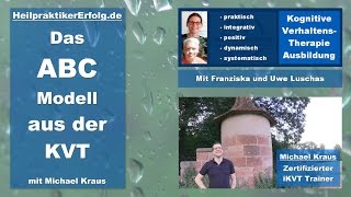 Verhaltenstherapie Das ABC Modell bzw Kognitive Modell Teil 1 für Heilpraktiker Psychotherapie [upl. by Devi]