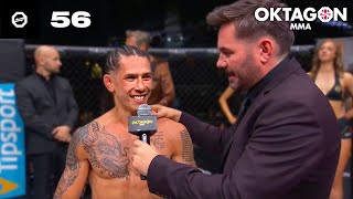 Sam Creasey PostFight Interview  OKTAGON 56 [upl. by Yclehc712]