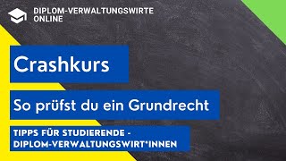 Prüfung eines Grundrechts für Anfänger  Aufbau und Systematik [upl. by Lativa]