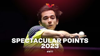 BEST Table Tennis Points of 2023 🤩 [upl. by Nuhsal]