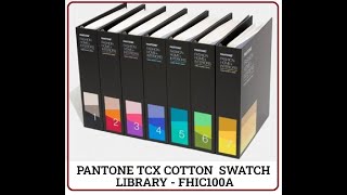 PANTONE TCX COTTON SWATCH LIBRARY  FHIC100A QTest  Amith Garment Services [upl. by Ahseet110]