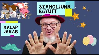 Számolós dal  Kalap Jakab számolj tízig gyerekdal animáció [upl. by Richela]