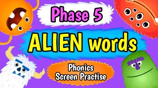 ALIEN WORDS  Phonics Screen Practise  Miss Ellis alienwords phonicsscreen [upl. by Einhpad819]