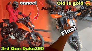 Finally Cancel new KTM Duke 390 old KTM duke 390 is best 😍 Bikersvlogs09 [upl. by Diarmid149]