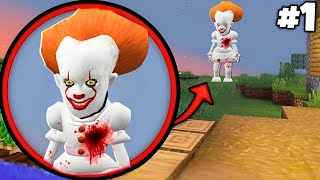 i Found Scary PENNYWISE 😱 in Minecraft   Part1 [upl. by Tat]