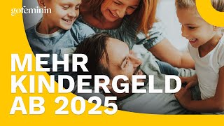 Mehr Kindergeld So viel Geld erhalten Familien ab 2025 [upl. by Odnama891]