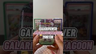 Opening Pokémon Galar Power Galarian Obstagoon Mini Tin pokemon fusionstrike evolvingskies galar [upl. by Nareht912]