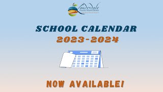 LCSD 20232024 Calendar Now Available [upl. by Johansen997]