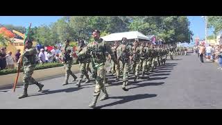 Desfile militar en Santiago Rodríguez 2024 [upl. by Anceline847]