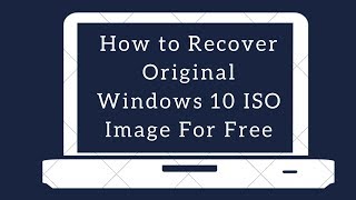 How to Recover My Dell Original Windows 10 Free 2020 [upl. by Bang]