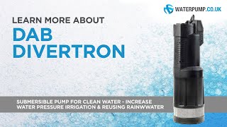 Divertron  DAB Pumps  Waterpumpcouk [upl. by Lehacim]