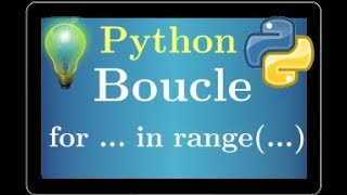 cours python • boucle for  in range • programmation • tutoriel • lycée [upl. by Aisyat]