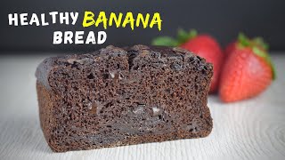 Healthy Chocolate Banana Bread You Can Eat for Breakfast [upl. by Nauqas]