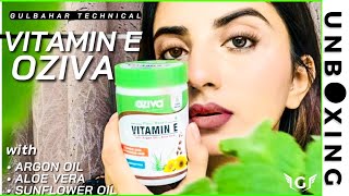 OZiva Vitamin E Review amp Unboxing  Better then Evion 400 Capsules [upl. by Rebah]