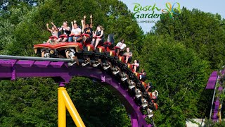 Apollos Chariot Upgraded 4K Video  Voyage to the Sun at Busch Gardens Williamsburg [upl. by Oniotna545]