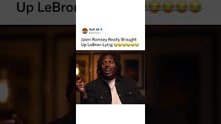 Jalen Ramsey Caught LeBron Lying 😭😭😭 basketball nba shorts [upl. by Lajib643]