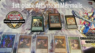 1st Place Mermail Atlantean Deck Profile QCR Fiendsmith Tournament [upl. by Burrton]