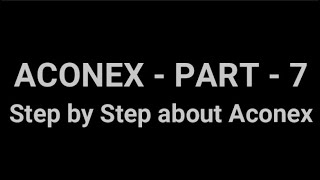 Aconex Step by Step Detail [upl. by Nalak496]