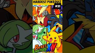 Hardest PokeQuiz 21 pokemon pokemonjourneys [upl. by Montgomery]