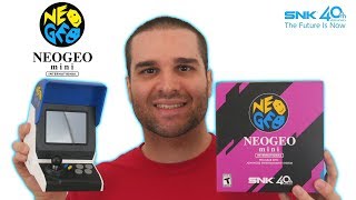 Neo Geo Mini Review Completo  Teste De Gameplay Na Telinha e Na TV [upl. by Gnos]