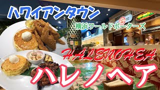 パンケーキ食べたい！【HALENOHEAハレノヘア】横浜ワールドポーターズ ハワイアンタウン [upl. by Akkahs]