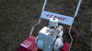 EZ Rake Model 48 Lawn Dethatcher Demo Briggs amp Stratton 3HP [upl. by Magdaia]