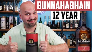 Bunnahabhan 12 Year Single Malt Scotch Review  The Whiskey Dictionary [upl. by Roxine113]