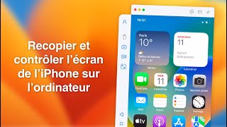 Comment recopier lécran de liPhone sur Mac  contrôle claviersouris [upl. by Kubiak]