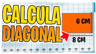 Como Calcular las Diagonales de un Rectángulo ✅ [upl. by Williams]