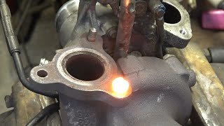 SNNC 561 P1 Detail Plasma Cutting  Broken Turbo Stud Extraction [upl. by Aneahs]