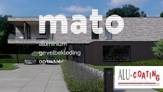 mato  aluminium gevelbekleding op maat [upl. by Rehportsirhc]