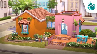 Single Ladys Little House 💗 Lovestruck  The Sims 4 Speed Build [upl. by Neelrad]