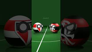 São Paulo x Flamengo 21ª rodada Brasileirão countryballs flamengo saopaulo brasileirão [upl. by Cyrano]