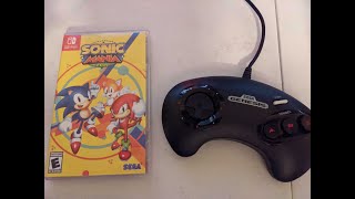 PC Sonic Mania Plus with a Mega DriveGenesis Controller [upl. by Mehs]