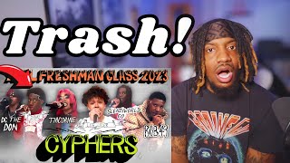 2RARE MUST BE STOPPED  2023 XXL Freshman Cypher Luh Tyler SleazyWorld Go etc REACTION [upl. by Zoha]