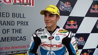 Moto2™ Americas 2014  Maverick Viñales interview [upl. by Abner]