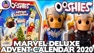 2020 Ooshies Marvel Deluxe Advent Calendar  Uncover 24 Ooshie Surprises Part 1 [upl. by Sollows10]